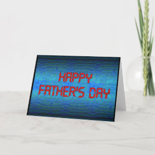 Happy Father's Day - Computer Geek Karte