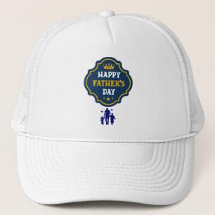 Happy Father's Day Crown & Kids - Eine königliche Truckerkappe