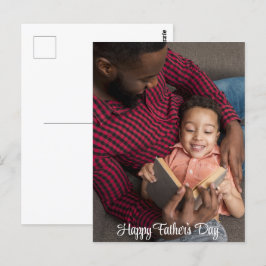 Happy Father's Day Custom Foto Postkarte