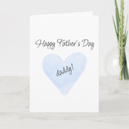 Happy Father's Day for Daddy Greeting Card Karte