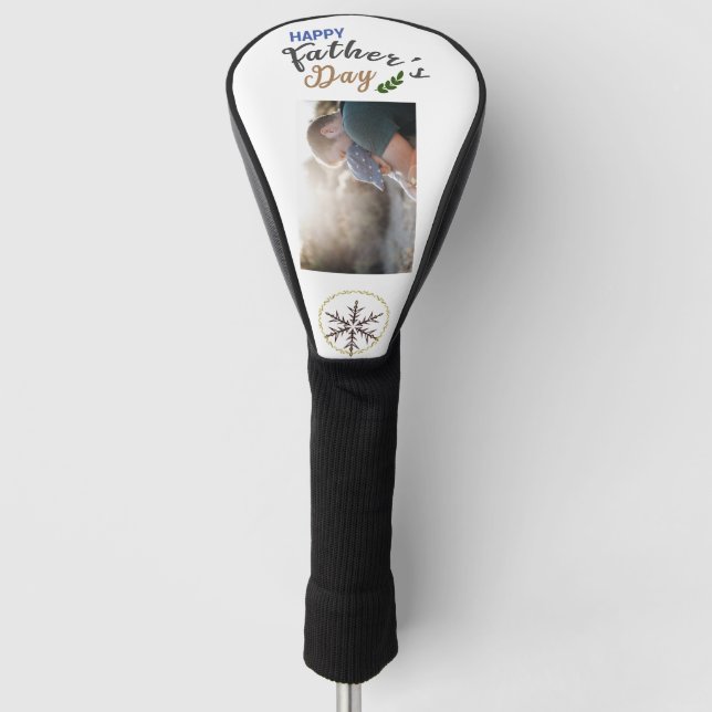 Happy Father's Day Foto Golf Headcover (Vorderseite)