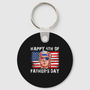 Happy Fathers Day Funny Joe Biden Independence 4. Schlüsselanhänger