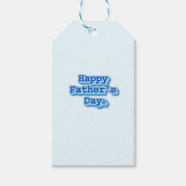 Happy Father's Day Geschenkanhänger (Vorderseite)