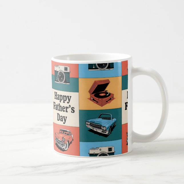 Happy Father's Day Gift Kaffeetasse (Rechts)