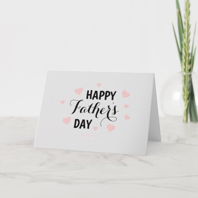 Happy Father's Day Greeting Card Karte (Vorderseite)