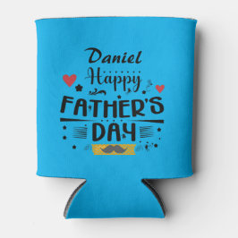 Happy Father's Day Leaping Frösche Hört Mustache Dosenkühler