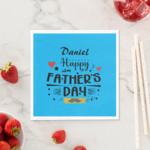 Happy Father's Day Leaping Frösche Hört Mustache