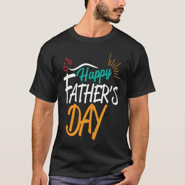 Happy Father's Day Party For Daddy T-Shirt (Vorderseite)