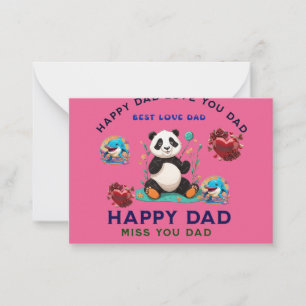 Happy Father's Day T-Shirt-Logo Benutzerdefiniert Mitteilungskarte