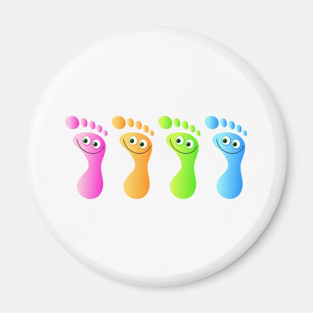 Happy Feet Magnet (Vorne)