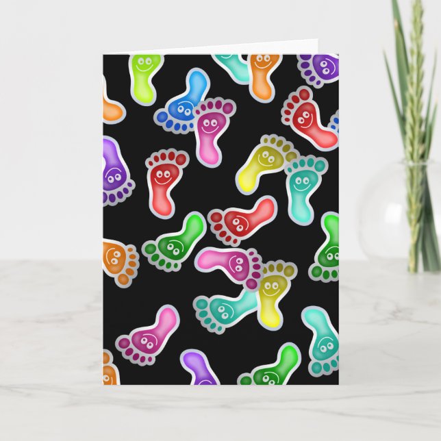 Happy Feet Wallpaper Karte (Vorderseite)