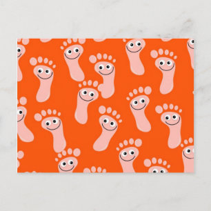 Happy Feet Wallpaper Postkarte