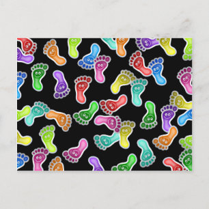 Happy Feet Wallpaper Postkarte