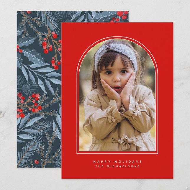 HAPPY FERIEN ARCH Fügen Sie Ihr Foto hinzu (Vorne/Hinten)