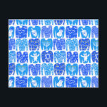 HAPPY FERIEN Funny Ugly Hannukah Sweaters Postkarte<br><div class="desc">Fügen Sie Ihren eigenen Text auf der Vorder- und Rückseite,  oder ändern Sie die Farben. Werfen Sie einen Blick in meinen Shop für mehr!</div>