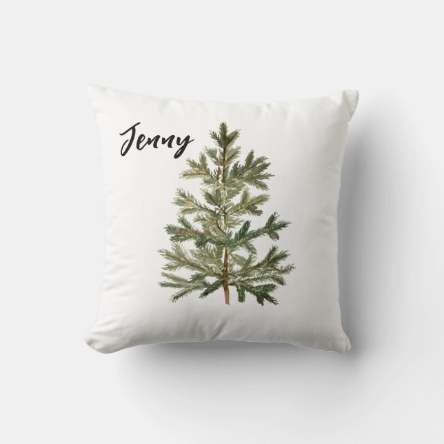 Happy Fir Tree Kissen (Vorderseite)