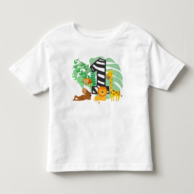 Happy First Birthday Baby! Kleinkind T-shirt (Vorderseite)