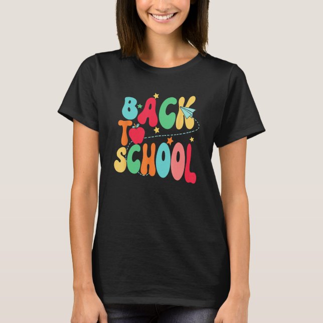 Happy First Day Of School Welcome Back To School S T-Shirt (Vorderseite)