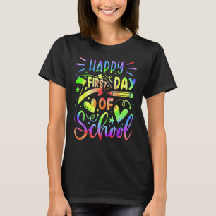 Happy First Day of School Willkommen zurück zur Sc T-Shirt