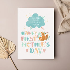 Happy First Mothers Day für Schwiegertochter Magnetkarte