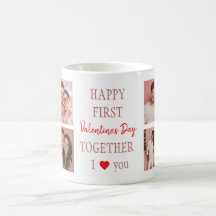 Happy First Valentine's Day Mug | Couple Photos