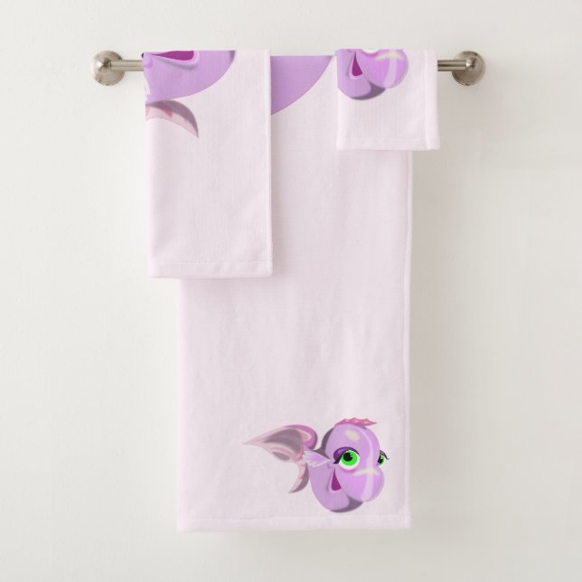 Happy Fish Funny Bath Handtuch Set (Insitu)