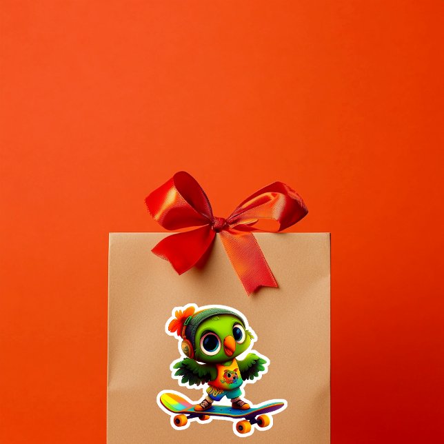 Happy Flappy Vinyl Sticker (Von Creator hochgeladen)