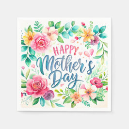 Happy flower simple Libreta con espiral Serviette