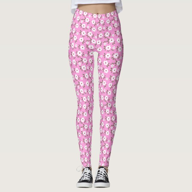 Happy Flowers Leggings (Vorderseite)