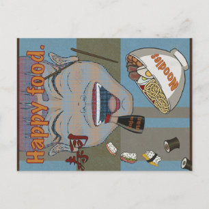 Happy Food Postkarte