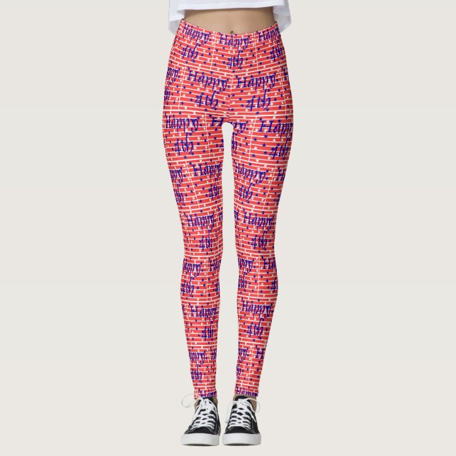 Happy Fourth Leggings (Vorderseite)