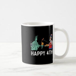 Happy Fourth statue of Liberty Uncle Sam Funny 4. Kaffeetasse