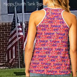 Happy Fourth Tanktop