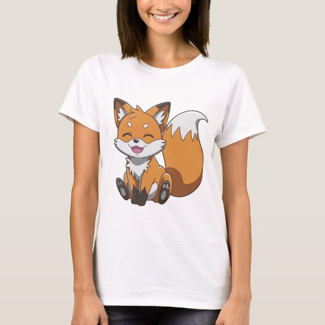 Happy Fox T-Shirt (Vorderseite)