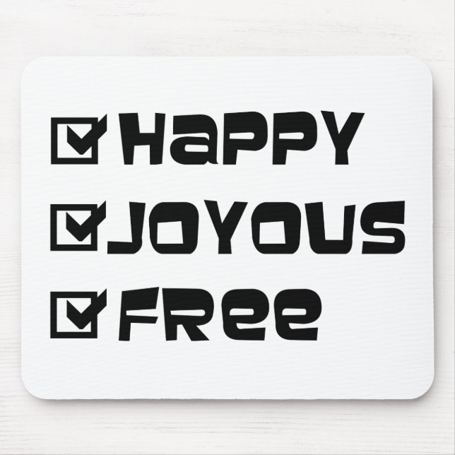 Happy Freyous Free Mousepad (Vorne)