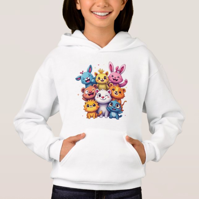 Happy Friends Hoodie (Vorderseite)