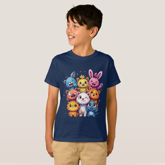 Happy Friends T-Shirt (Vorne ganz)