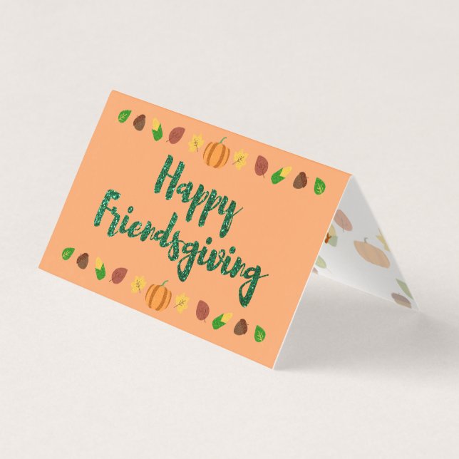 Happy Friendsgiving Erntedank (Vorderseite)