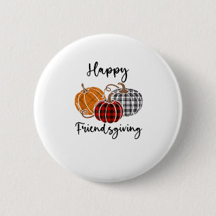 Happy Friendsgiving Kariert Shirt Erntedank Men W Button