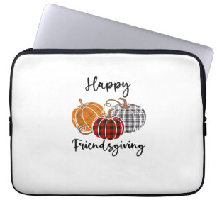 Happy Friendsgiving Kariert Shirt Erntedank Men W Laptopschutzhülle