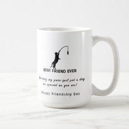 Happy Friendship Day Beste Freundschaft Angeln Kaffeetasse
