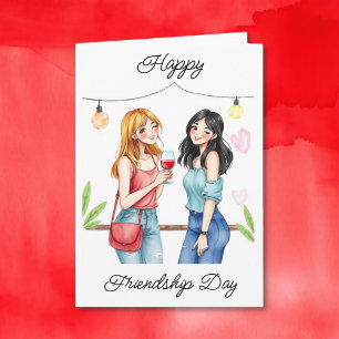 Happy Friendship Day   Feiern eines Freundes Karte