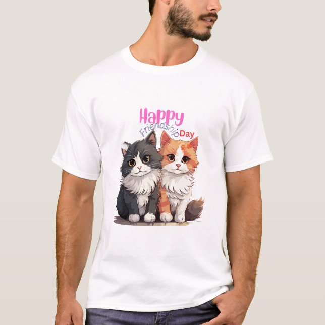 Happy Friendship Day T-Shirt (Vorderseite)