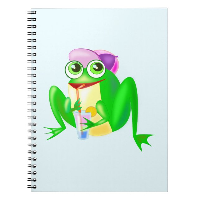 Happy Frog Notebook Notizblock (Vorderseite)