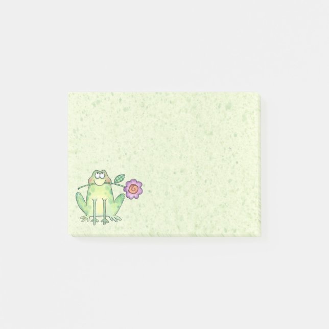 Happy Frog Post-it Klebezettel (Vorderseite)