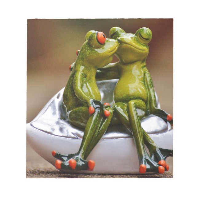 Happy Frogs Notizblock (Vorderseite)
