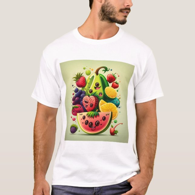 Happy Fruit to Shirt (Vorderseite)