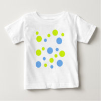 Happy Funky Yellow Blue Bubbles