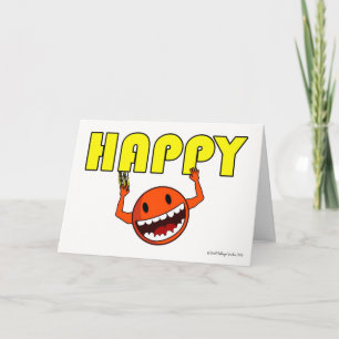 Happy, Funny Friendship Grußkarte Karte