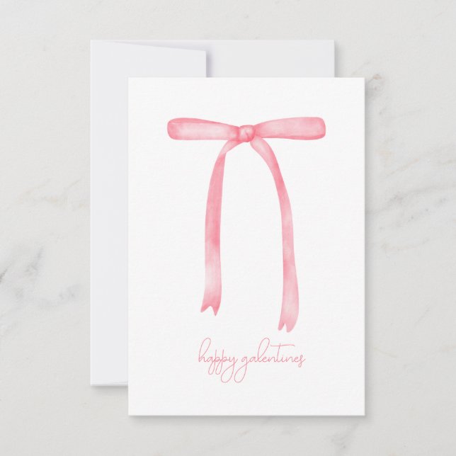 Happy Galentines Card Valentinenkarte für Freunde! Dankeskarte (Vorderseite)